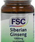 Food Supplement Company FSC Siberian Ginseng 1000mg 30 Capsule