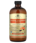 Solgar Liquid Calcium Magnesium Citrate with Vitamin D3 Orange-Vanilla 16 fl oz (473 ml)