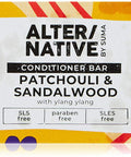 Alter/native Patchouli & Sandalwood Conditioner Bar 95g