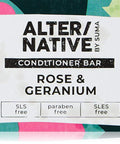 Alter/native Rose & Geranium Conditioner Bar 95g
