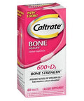 Caltrate 600 Calcium Supplements Plus Vitamin D For Strong Bones 60 tablets
