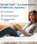 Euromedica Thyroid Care - 60 Capsules - Iodine & L Tyrosine Supplement - Support Thyroid & Immune Health, Support Energy Levels, Promote Healthy Metabolism - 30 Servings