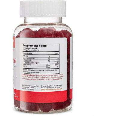 Chapter One Biotin 60 gummies