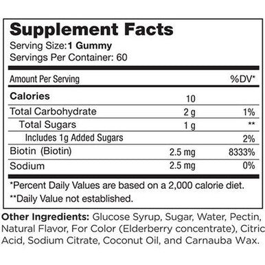 Chapter One Biotin 60 gummies