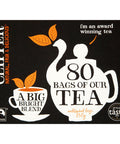 Clipper Fairtrade 80 Bags of Our Tea Unbleached Bags 250g