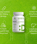 Deal Supplement NAC Supplement (N-Acetyl Cysteine) 1000mg Per Serving with Reduced Glutathione 240 Capsules Antioxidant Support for Immune Health Lung & Liver Function