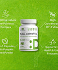 Deal Supplement Saw Palmetto Supplement 5000mg with Pumpkin Seed 300 Capsules | Promotes Prostate Health | DHT Blocker | Hair Growth Vitamins Maintain Normal Urinary Frequency