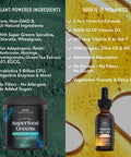 AdaptoZen Super Greens Vitamin D3 K2 Ultimate Wellness Bundle to Support Immunity Mood Energy Sleep Gut Health. Vegetarian Supplements for Men Women in Partnership with Michael Beckwith