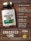 Grass Fed Beef Lung Capsules With Liver | 600Mg | 250 Count | Non-Gmo, Pasture Raised | By Herbage Farmstead