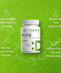 Deal Supplement Ultra Strength HMB Supplements 3000mg Per Serving 240 Capsules | Third Party Tested | Supports Muscle Growth Retention & Lean Muscle Mass | Fast Workout Recovery