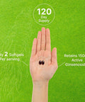 Deal Supplement Korean Red Panax Ginseng Root Extract 7500mg Serving 240 Softgels 150mg Active Ginsenosides