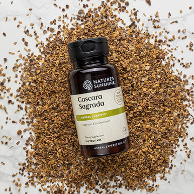 Nature'S Sunshine Cascara Sagrada Capsules - Promotes Intestinal Support For A Healthy Colon - 100 Vegitabs (50 Servings)