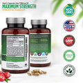 Intestinepro Intestine Support For Humans With Non-Gmo Wormwood, Black Walnut, Echinacea + 15 More Premium Ingredients, 60 Vegeta