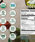 In The Raw Stevia Organic Stevia Sweetener Packets 40 Ct Zero Calorie Stevia Sugar Substitute Packets No Erythritol or Artificial Flavors USDA Organic Non-GMO Project Verified Vegan (Pack of 2)