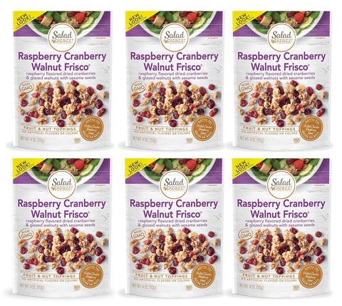 Salad Pizazz ! | Salad Topping | OZ - 12 3.5OZ (3.5) Resealable Bags Dried Cherries & Honey Toasted Walnuts,42 Ounce