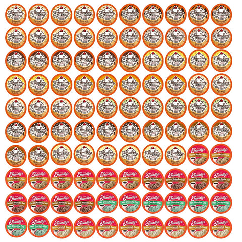 Two Rivers Coffee Flavored Coffee Pods Compatible with Keurig K Cup Brewers, Assorted Variety Pack Flavored Coffee, 40 Count