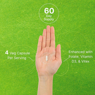 Deal Supplement Myo-Inositol & D-Chiro Inositol Supplement (40:1) 2050mg Per Serving 240 Veggie Capsules with Folate Vitamin D3 & Vitex Complex Women Health Supplements Non-GMO