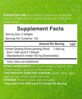 Deal Supplement Korean Red Panax Ginseng Root Extract 7500mg Serving 240 Softgels 150mg Active Ginsenosides