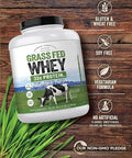 Carlyle Grass Fed Whey Protein Powder | 5lb (80 oz) | 33g of Protein Per Serving | Unflavored | Sugar and Hormone | Non-GMO and Gluten Supplement | by Herbage Farmstead