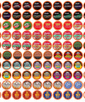 Two Rivers Coffee Flavored Coffee Pods Compatible with Keurig K Cup Brewers, Assorted Variety Pack Flavored Coffee, 40 Count