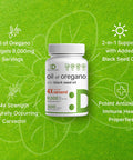 Deal Supplement Oil of Oregano Softgels with Black Seed Oil 9000mg Per Serving 300 Count 30:1 Extract Active Carvacrol & Thymoquinone Antioxidant Immune Health Support Plant Based GMO-