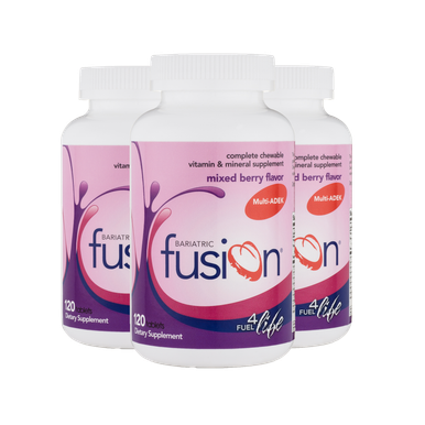Bariatric Fusion Bundle & Save - Mixed Berry Complete Chewable ADEK Multivitamin