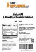 BulkSupplements.com Alpha-GPC (L-Alpha Glycerylphosphorylcholine)- Memory Supplement for Brain - Choline Supplements (100 Grams - 3.5 oz)