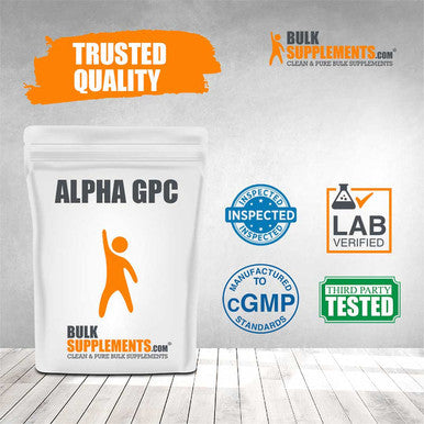 BulkSupplements.com Alpha-GPC (L-Alpha Glycerylphosphorylcholine)- Memory Supplement for Brain - Choline Supplements (100 Grams - 3.5 oz)