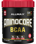Allmax Nutrition Aminocore: Bcaa Supplement Powder Fruit Punch 90 Servings