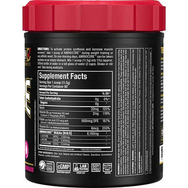 Allmax Nutrition Aminocore: Bcaa Supplement Powder Pink Lemonade 90 Servings