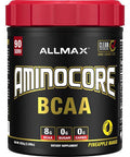 Allmax Nutrition Aminocore: Bcaa Supplement Powder Pineapple Mango 90 Servings