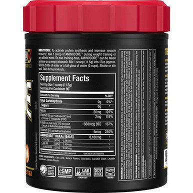 Allmax Nutrition Aminocore: Bcaa Supplement Powder Sweet Tea 90 Servings
