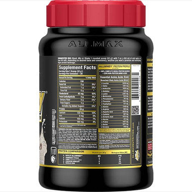 Allmax Nutrition Gold Allwhey: Premium Whey Protein Powder 2 Lb Cookies & Cream