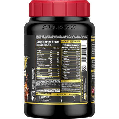 Allmax Nutrition Gold Allwhey: Premium Whey Protein Powder 2 Lb Chocolate