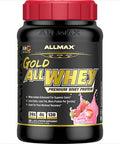Allmax Nutrition Gold Allwhey: Premium Whey Protein Powder 2 Lb Strawberry