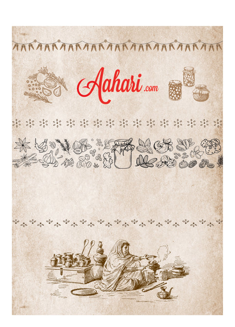 Aahari sealed packing cover.