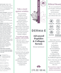 Advanced Peptides & Collagen Serum 2 fl oz by Derma E Natural Bodycare