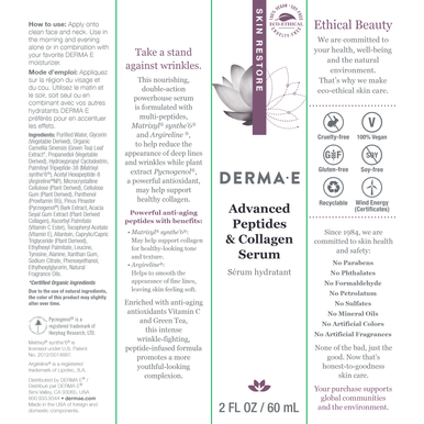 Advanced Peptides & Collagen Serum 2 fl oz by Derma E Natural Bodycare