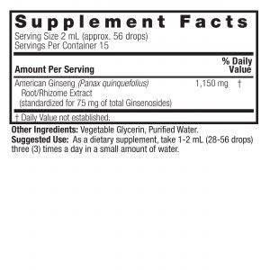 Nature's Answer American Ginseng 1 oz