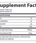 Apple Cider Vinegar Pak 30 packets by Trace Minerals Research