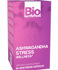 Stress Wellness w/ Ashwaganda 60 Veg Caps By Bio Nutrition Inc