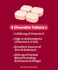 Airborne Chewable Immune Support Berry Tablets 64 ea