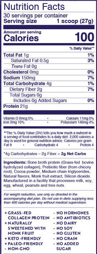 Bone Broth Protein - Chocolate