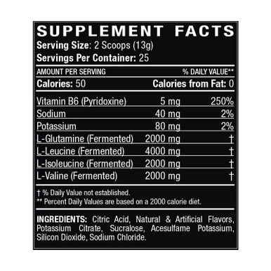 Titan BCAA+ Powder - Branched-Chain Amino Acid + Glutamine 50 Servings - Watermelon Splash+
