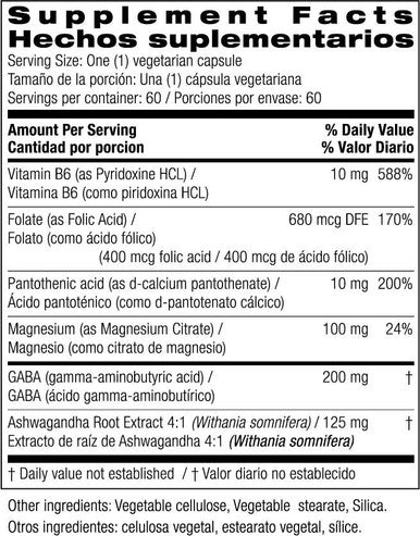 Bio Nutrition Stress Wellness With Ashwagandha, 60 Vegetarian Capsules