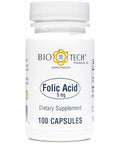Folic Acid 5 mg 100 caps by Bio-Tech