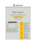 Balanced Night Support 30 Caps