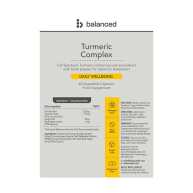 Balanced Turmeric Complex 60 Caps