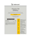 Balanced Vitamin D3 60 Caps