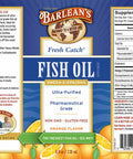 Barlean's Organic Oils Fresh Catch Orange Flavor Fish Oil
